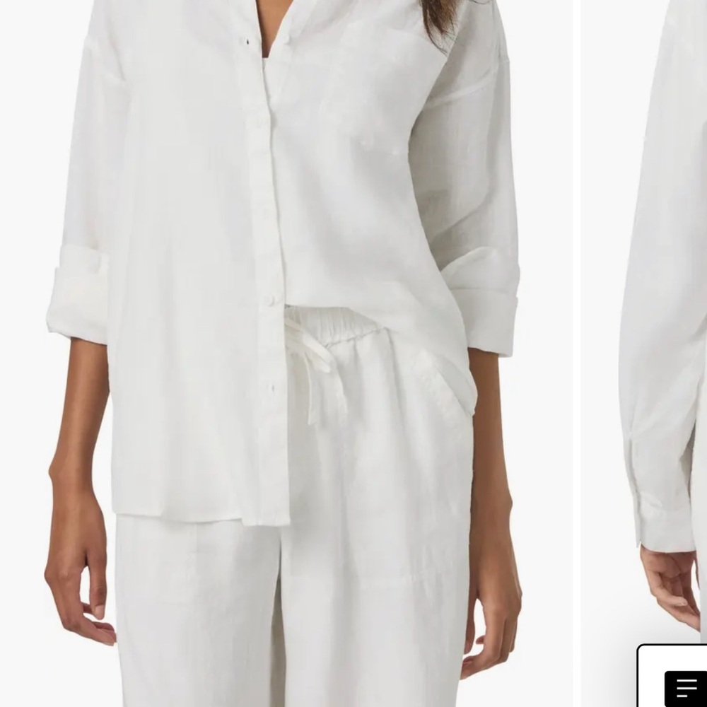 Splendid White Button Down Shirt